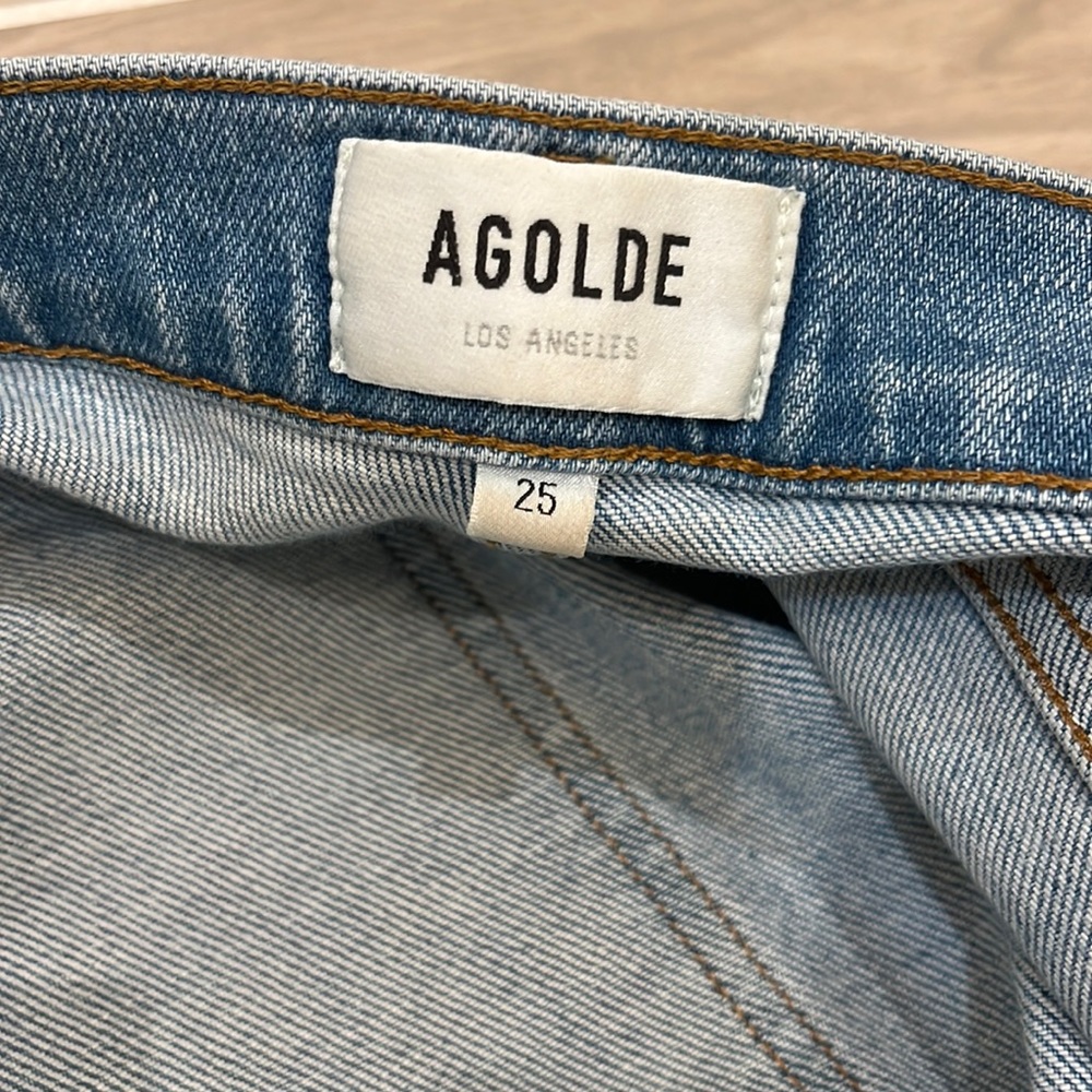 AGOLDE nico light denim